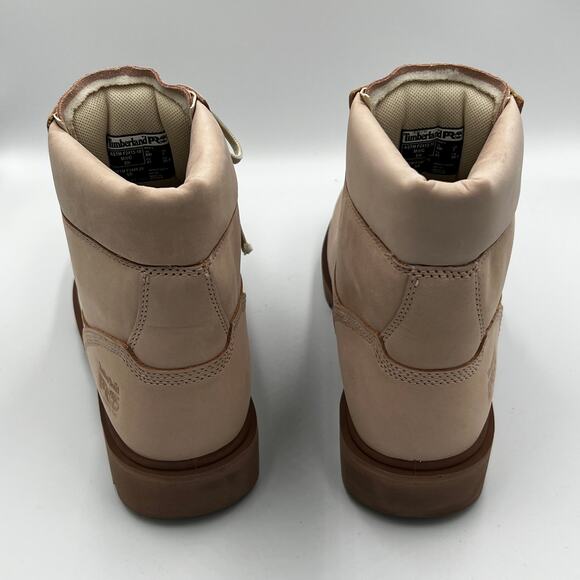 NWB Timberland Pro 6 Sawhorse Safety Toe Boots Pink Nude Unisex Size W10 M8 - Picture 5 of 9